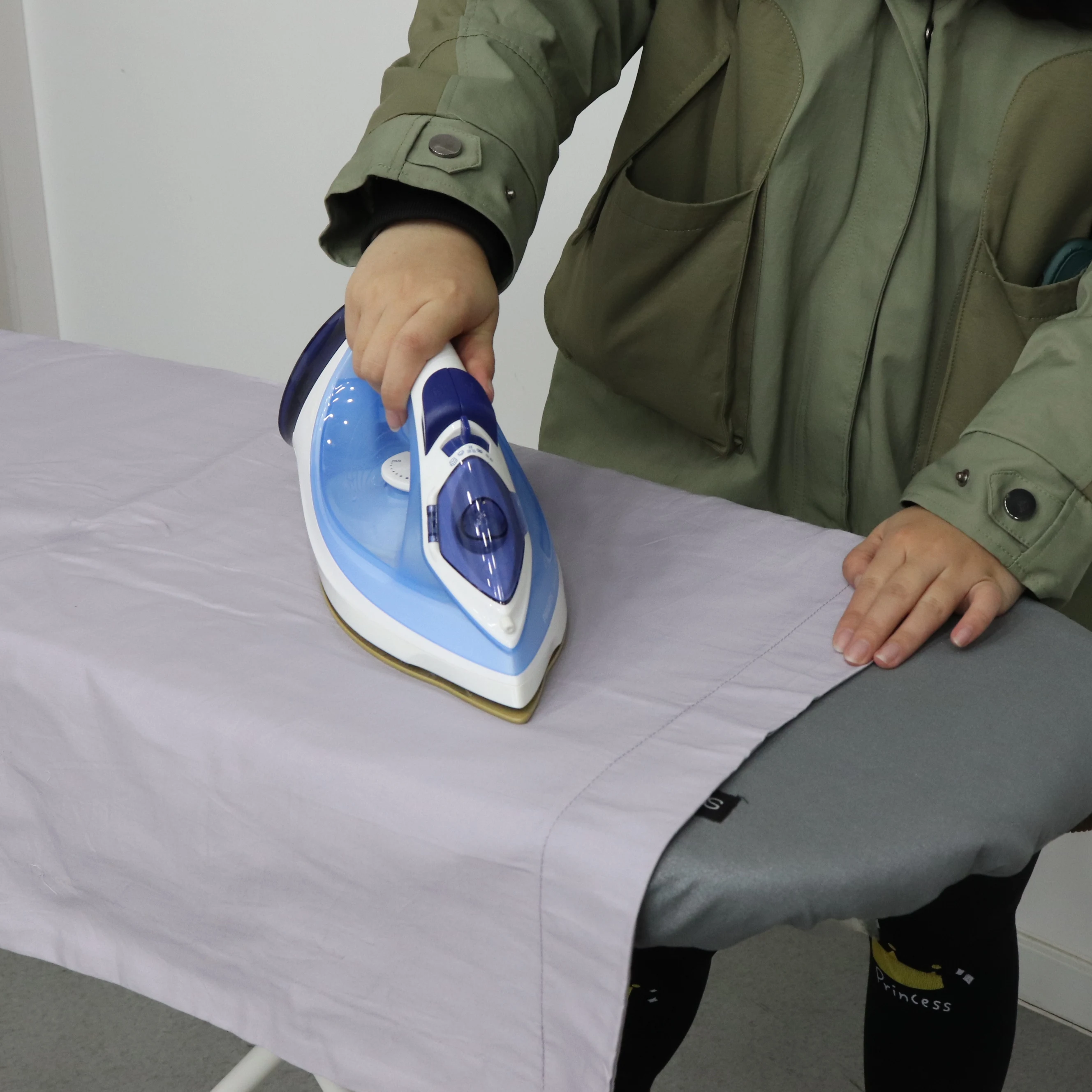 Printed Fireproof Ironing Board Cover 2023 New Design Magic Cotton Fabric Custom Single 100% Polyester Flexible Iron Cloth