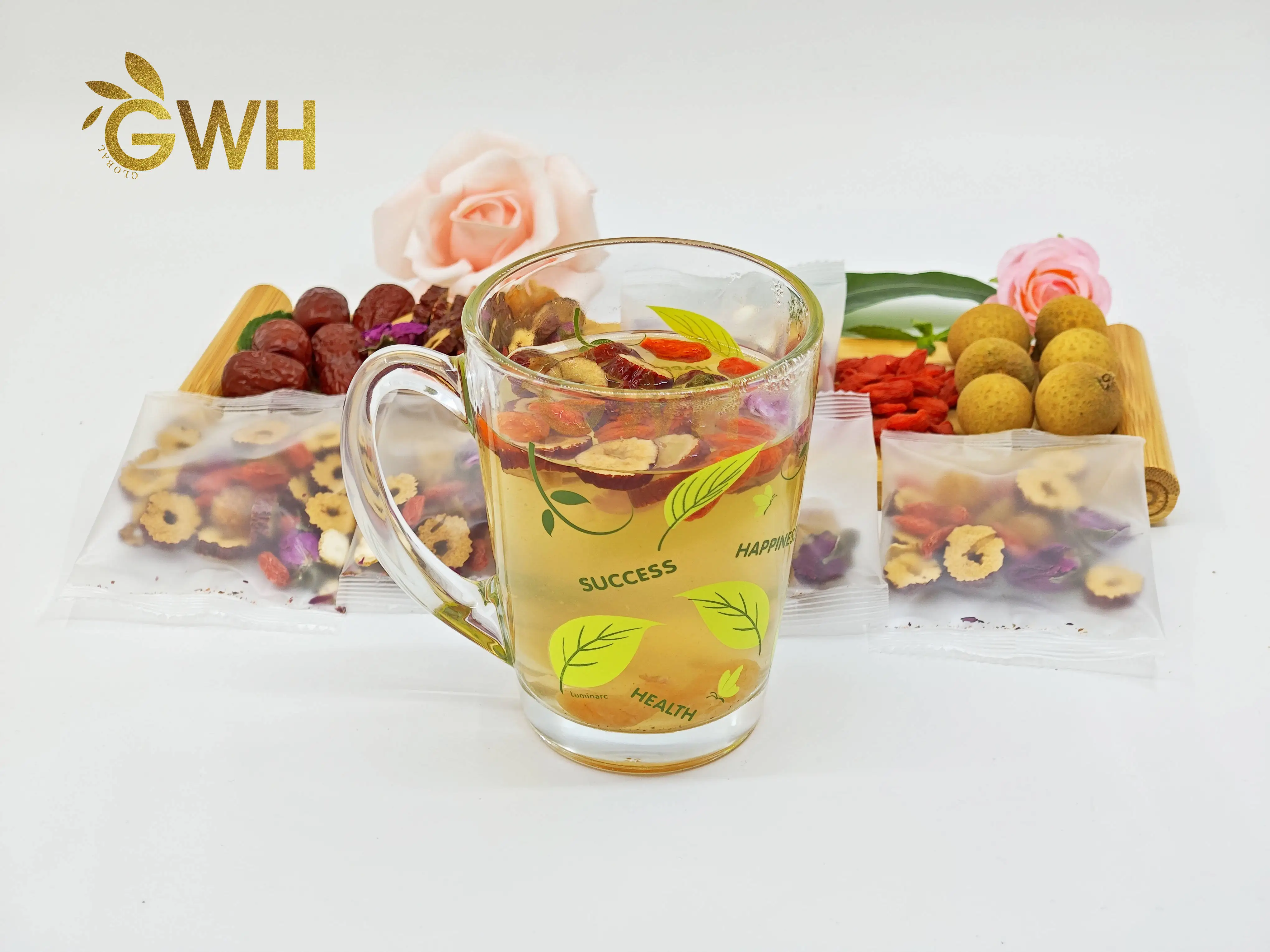 OEM/ODM фирменный бренд 100% натуральный органический чай с ягодами Годжи женьшенем травяной