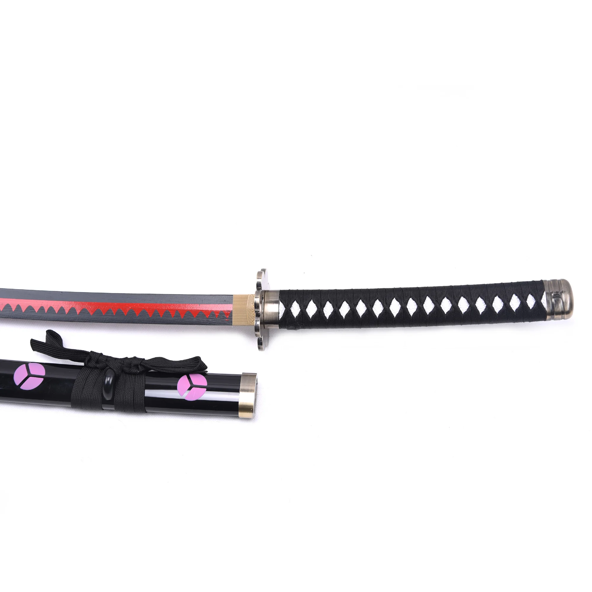 One of the Japanese anime  Black knife autumn water  Sauron  wooden toy sword