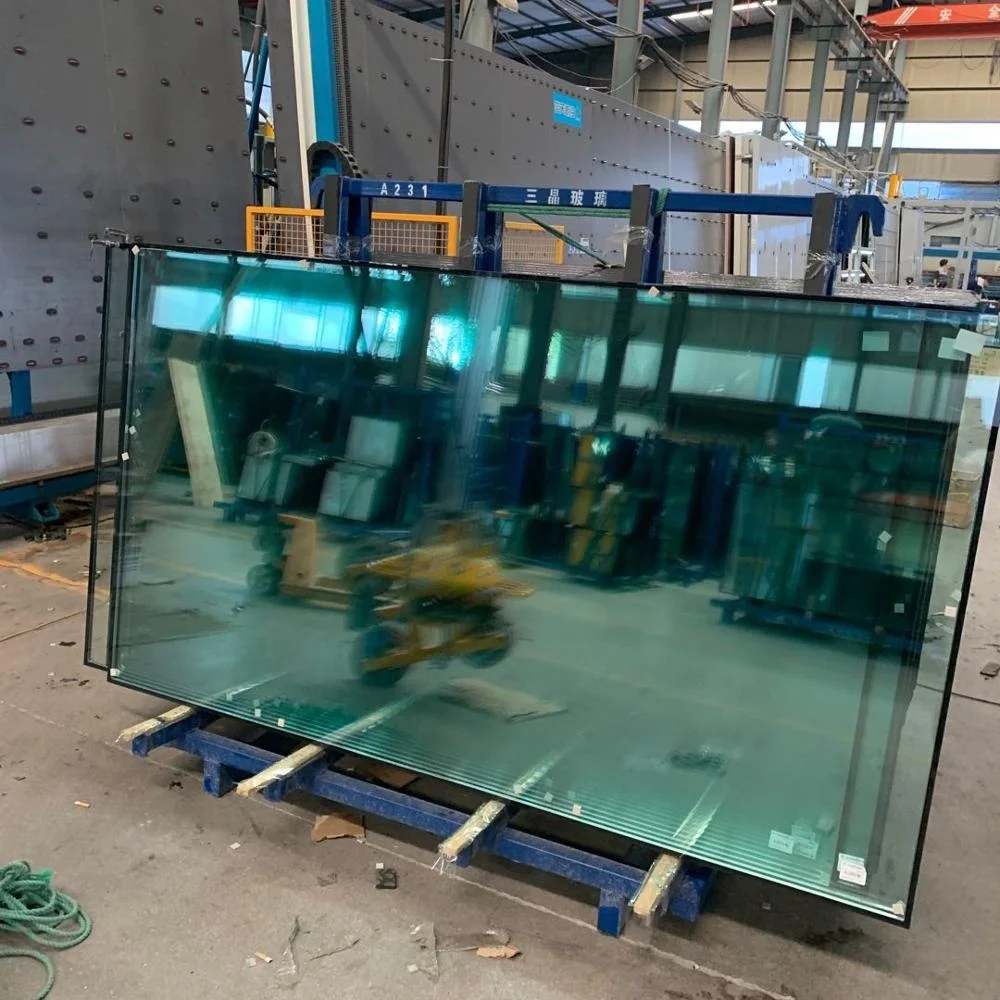 price panel wall curved low e 1' tempered double  insulated glass