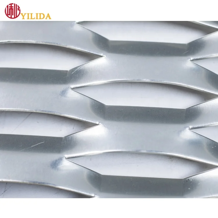 Современный дизайн с порошковым покрытием Алмазная Расширенная металлическая сетка алюминиевое отверстие перфорированный металлический Производитель Поставка решетка динамика