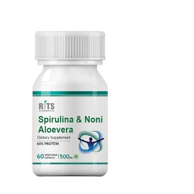 Wholesale Spirulina Noni Extract Capsules Adult Dietary Supplement Pills from India Health Care Supplement
