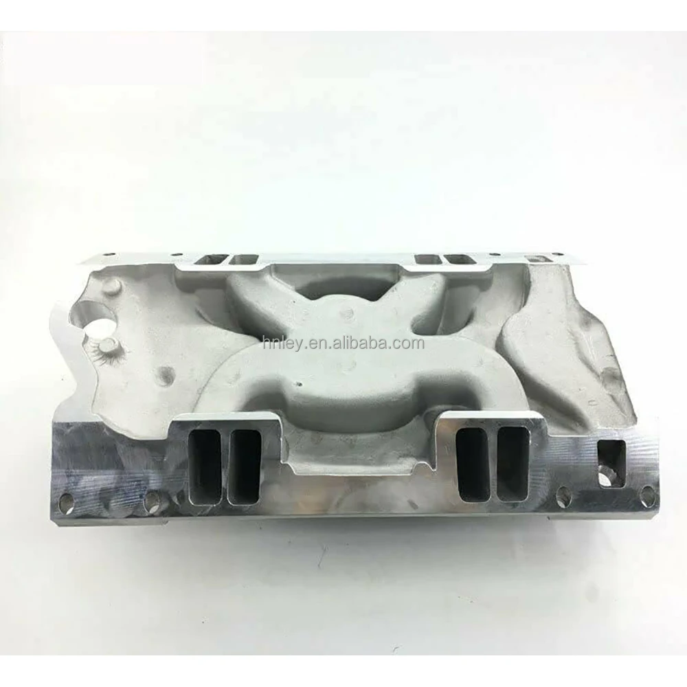Auto Parts Intake Manifold for 1996-2002 Small Block Chevy 350 Vortec with L31 Cast Iron Heads, Dual Plane