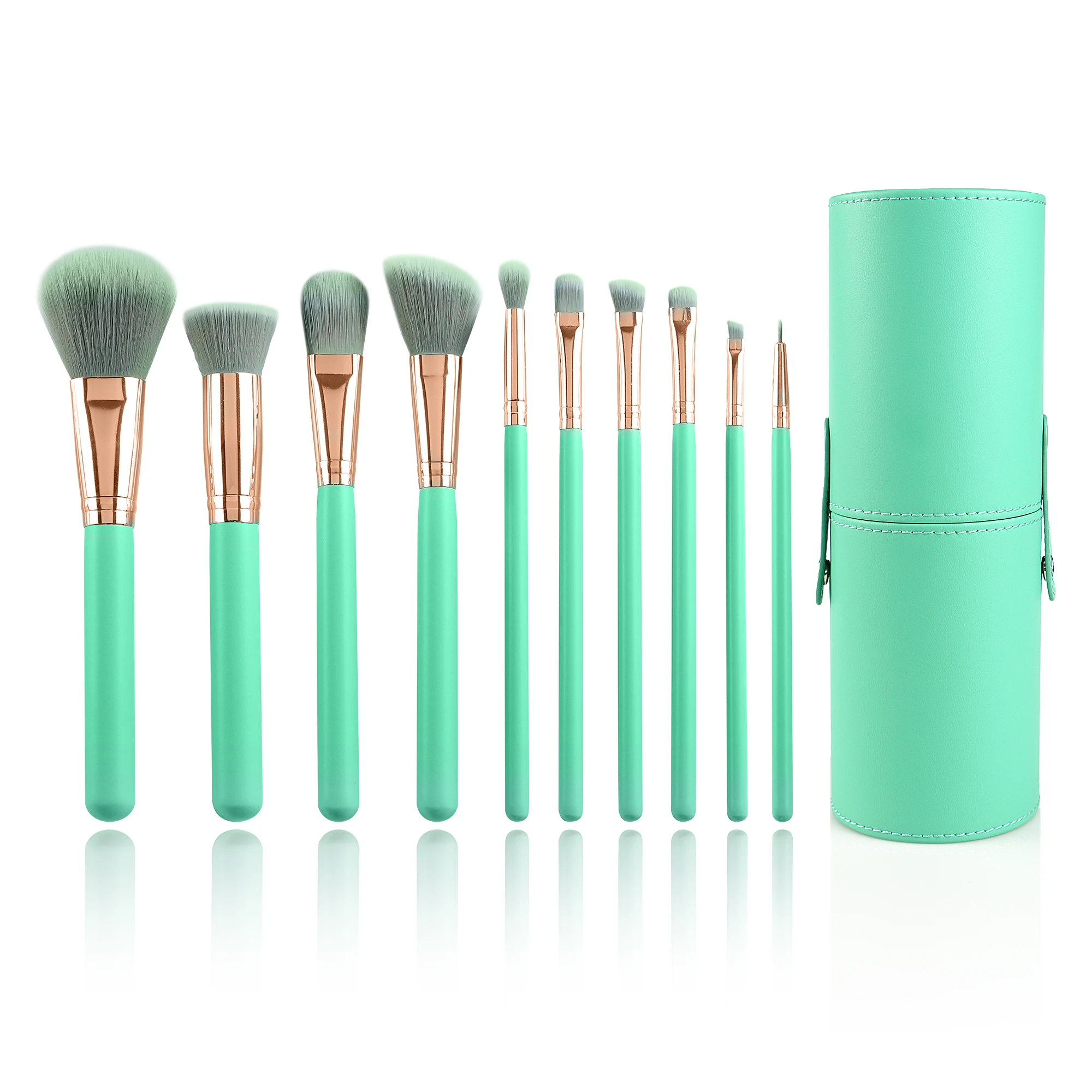 10 штук Лучшая Продажа метка частного назначения кисти логотип на нашем сайте! Кисти для макияжа оптом