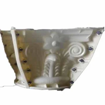 Diameter 30cm  Decorative Round roman pillar column Head Capital design  concrete mold