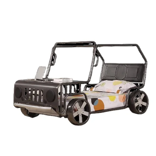 Wholesale High Quality Safe And Reliable Racecars Wooden Baby Cot Bed Crib