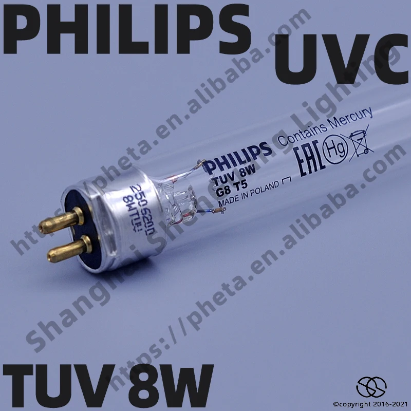 Лампа Philips uvc TUV 8 Вт