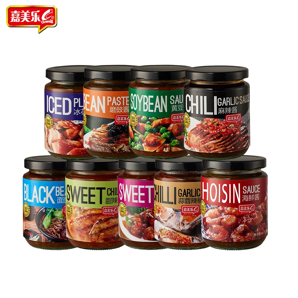 Free samples Bulk Wholesale premium 280g Black Bean Sauce seasoning chinese sauces