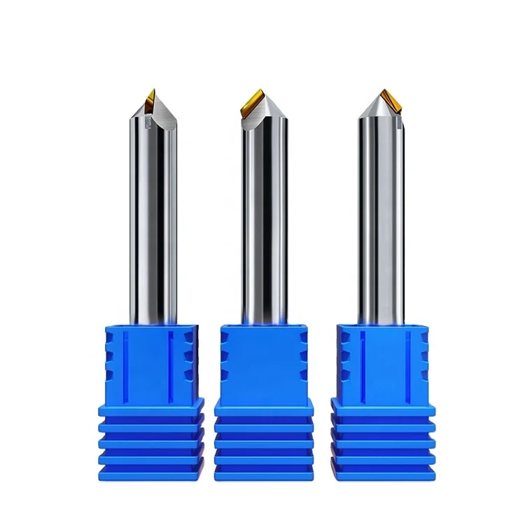 JC Factory Side and Flat lining MCD /CVD Diamond tools for cnc machine jewelry making end mill CNC tool Router bits for Acrylic