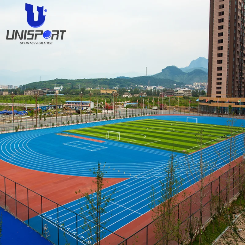 Unisport Hot Sale Thickness Running Track Athletic Field Professional Running Track  Tartan Running Tracks