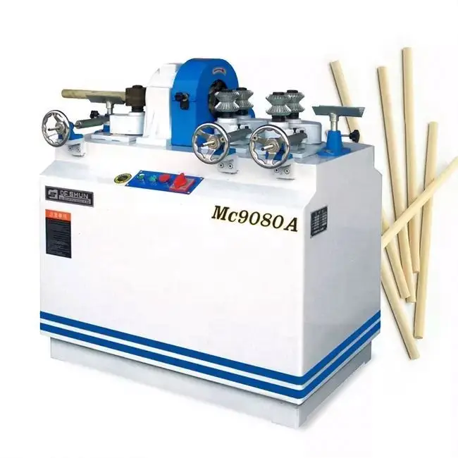 Round Wood Stick Making Machine/Wooden Rod Rounding Machine/Rod Dowel Milling Machine