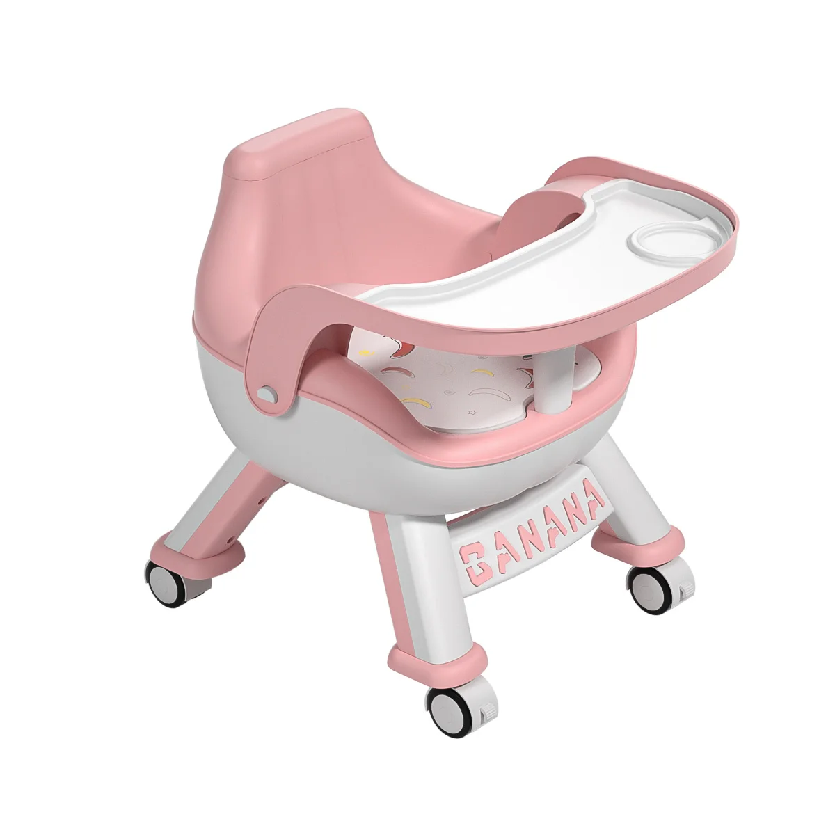 Wholesale Cheap Kids Furniture Plastic Chair For Toddler Eating Training Baby Feeding Chair