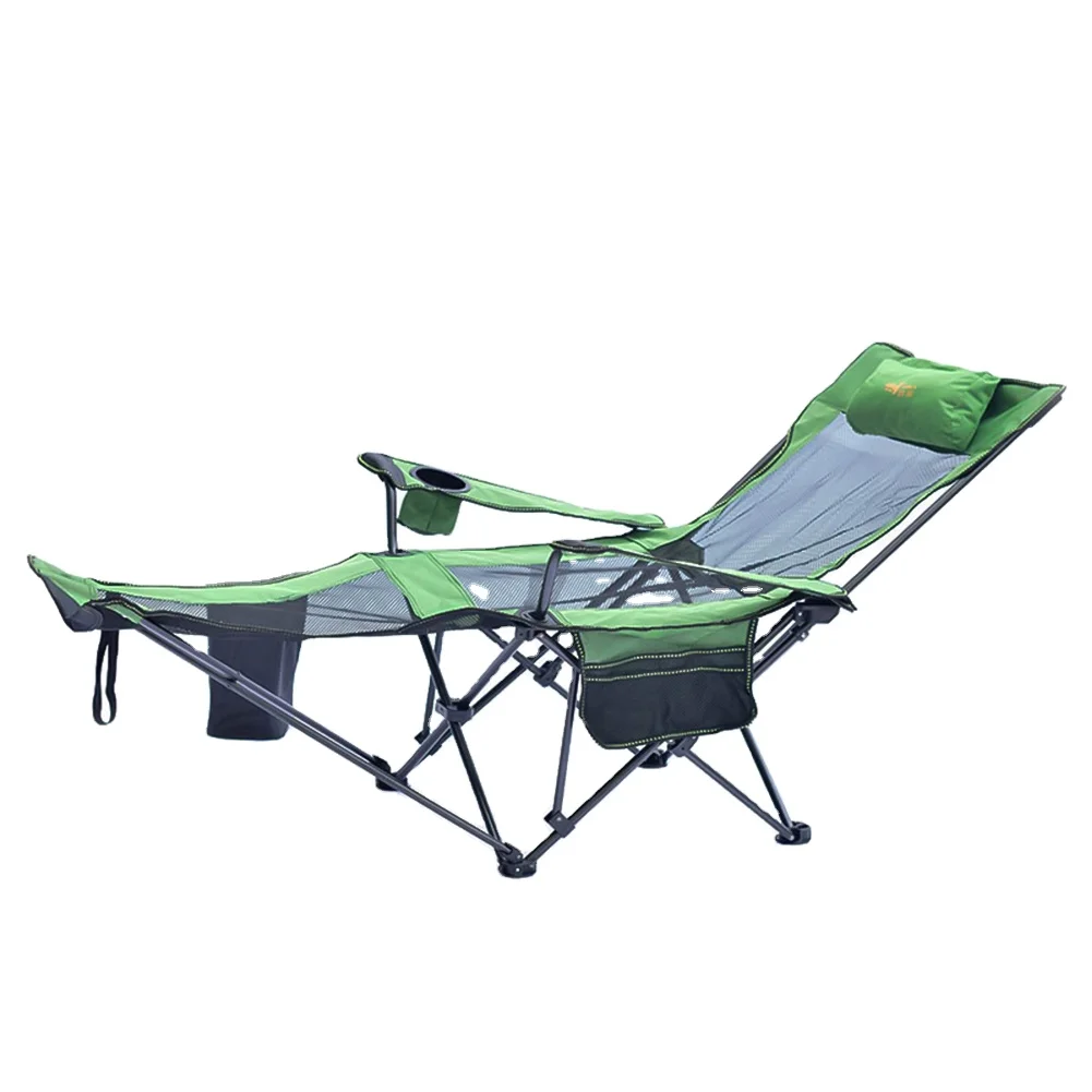 OEM Custom Outdoor Leisure folding Bed chair beach Nap Carp Fishing chair