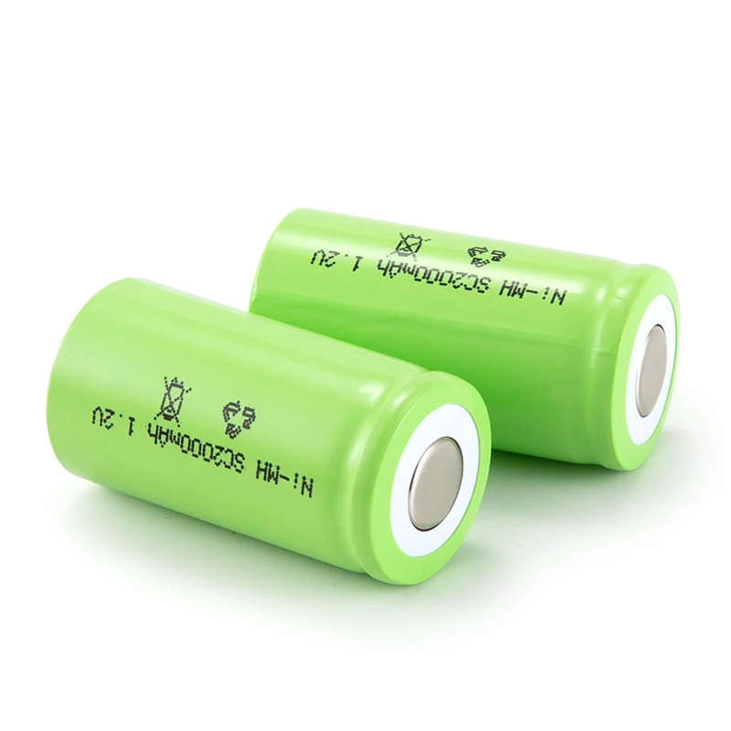 Preferential price SC battery 1.2V 1000mAh 2000mAh 3000mAh NimH rechargeable battery