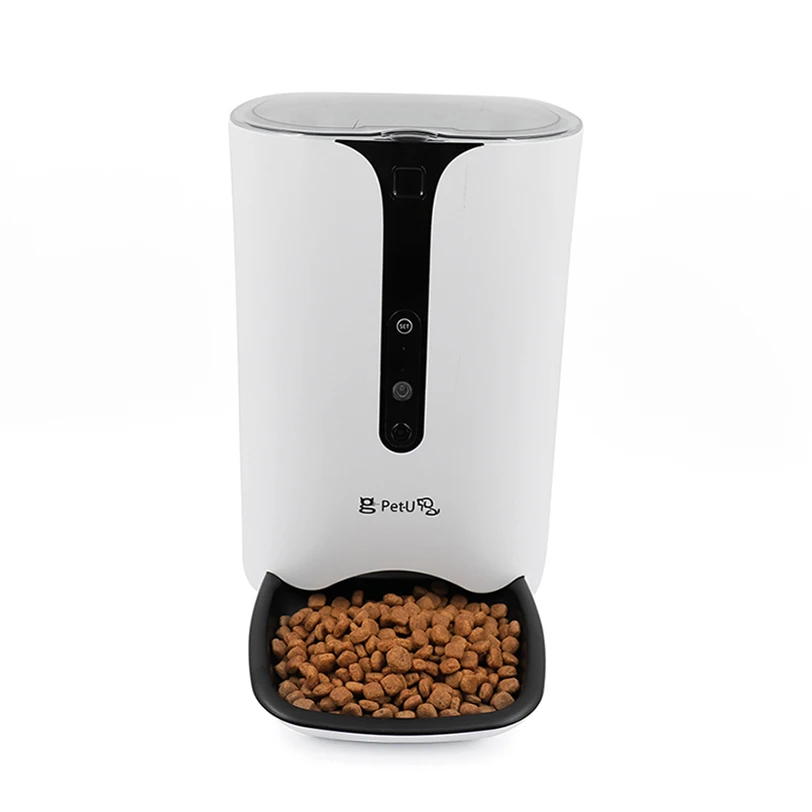 2023 Smart Video Wifi/APP Feeding Bowl Electric Cat Dog Camera Treat Dispenser Automatic Pet Food Feeder with Smart Timer