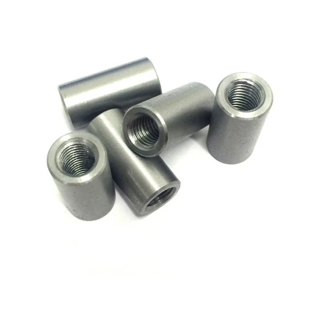 Factory Customized CNC  Turning  Stainless Steel Dowel Pin Cylindrical Shaft Pins Internal Thread Bushing