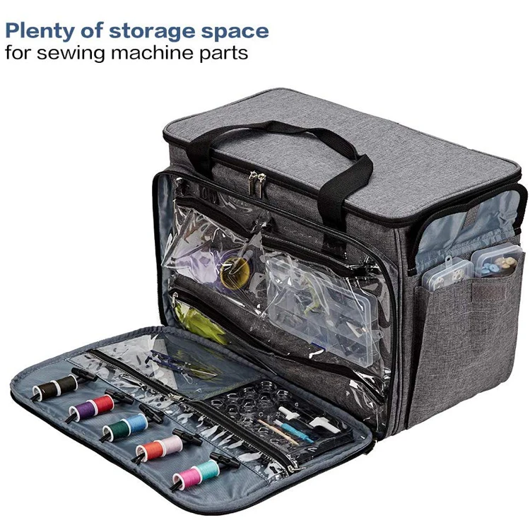 hot selling custom premium universal tote case sewing machine carry bag sewing machine bag