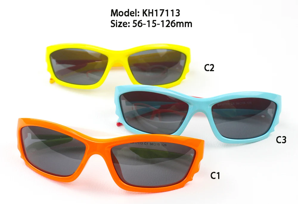 High Quality Sports Boy Sun Glasses Pilot Silicone Frame 2024 Kids Spectacles Resin Children Sunglasses for Kids