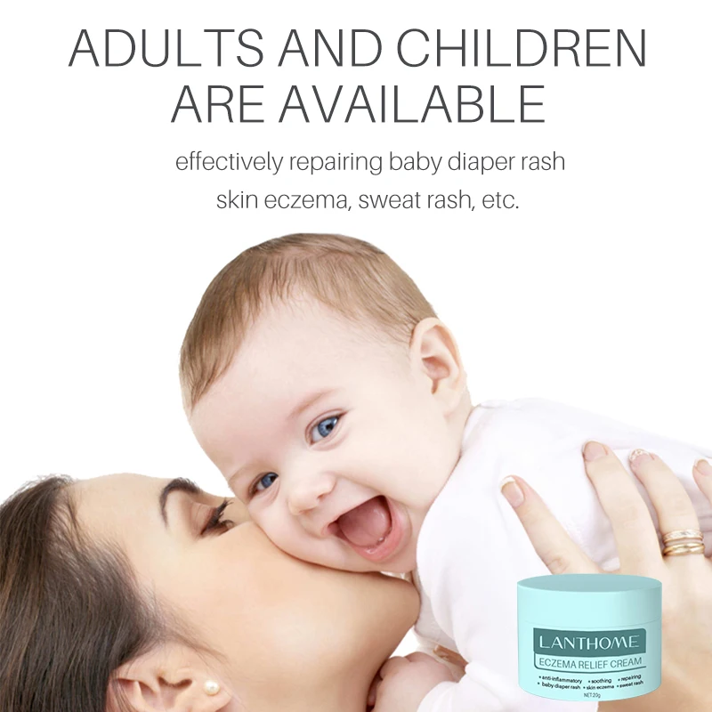 Lanthome Propestional Skin Acne Adult Dermatitis Private Label Natural Baby Psoriasis Herbal Treatment for Relief Eczema Cream