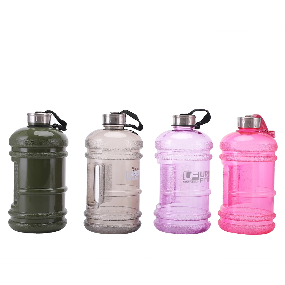 Изготовленный На Заказ 2.2L 1.8L половина галлона Герметичность bpa бесплатно высокое качество тренажерный зал Спорт на открытом воздухе Фитнес пластиковый кувшин бутылка для воды с ручкой