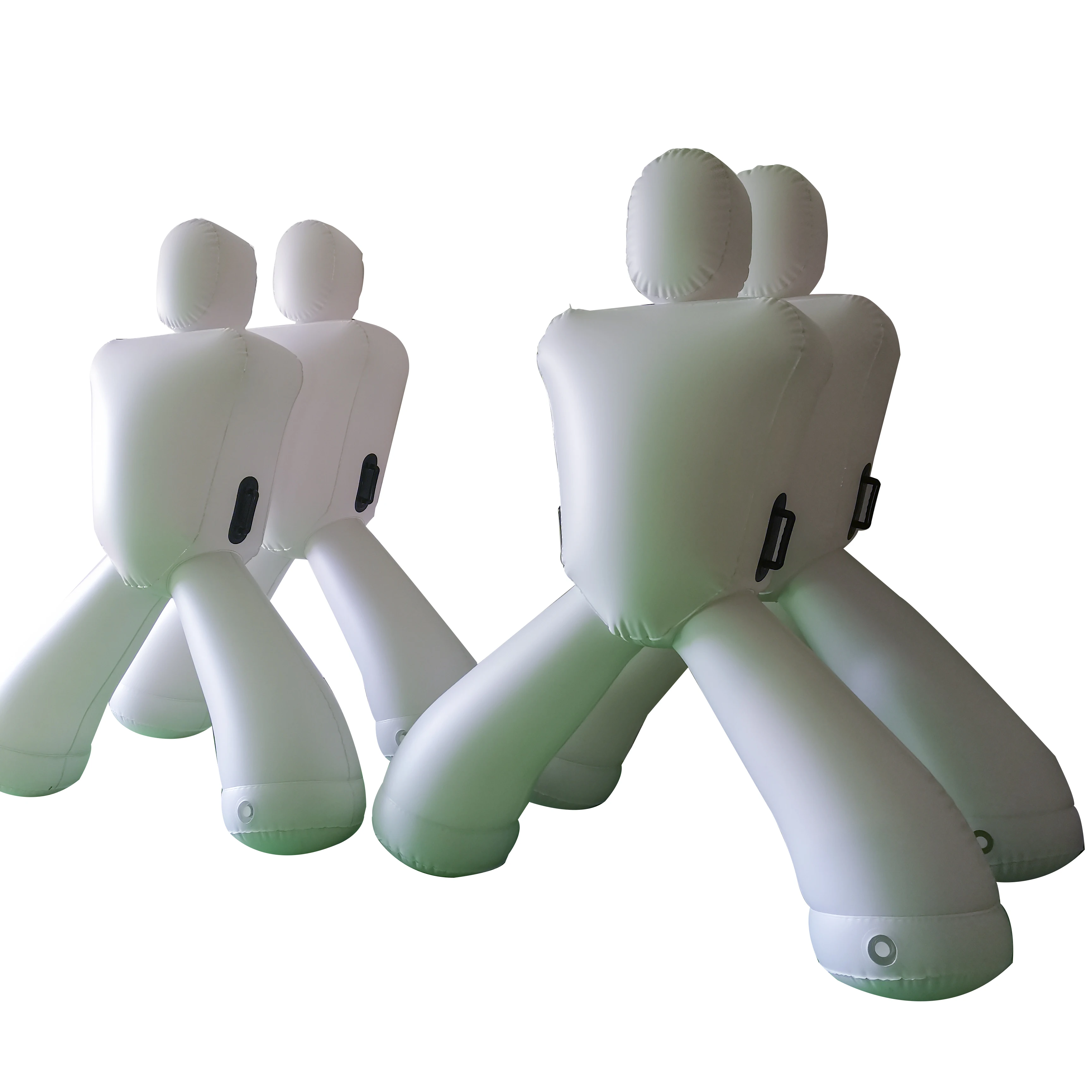 Customize 2m Adult Football Basketball Training Inflatable Man Shape Football Dummy 2 Leg Soccer Mannequins