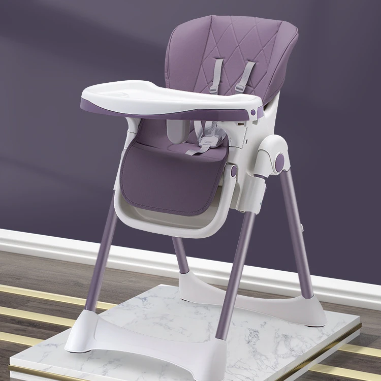 Лидер продаж портативный пластиковый высокий обеденный стул для кормления