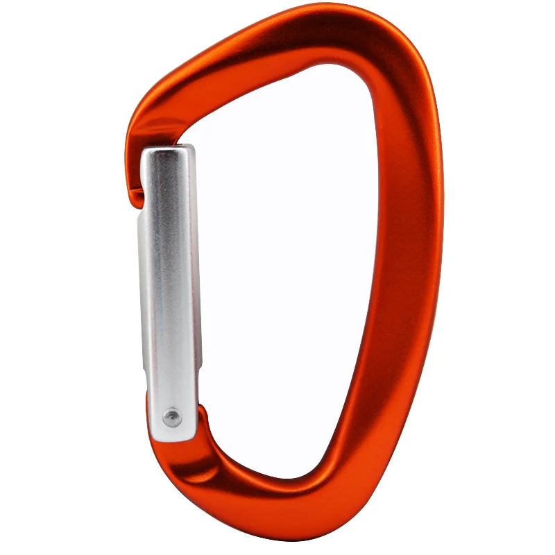 Wholesale Small 12KN Carabiner D Shape Climbing Snap Hook Customized LOGO and Color