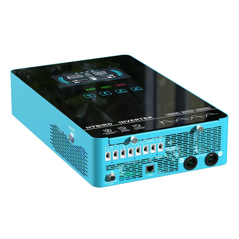 Touch Button 4500W 24VDC 230VAC Pure Sine Wave Inverter with 160A MPPT Solar Charger Controller and Wi-Fi