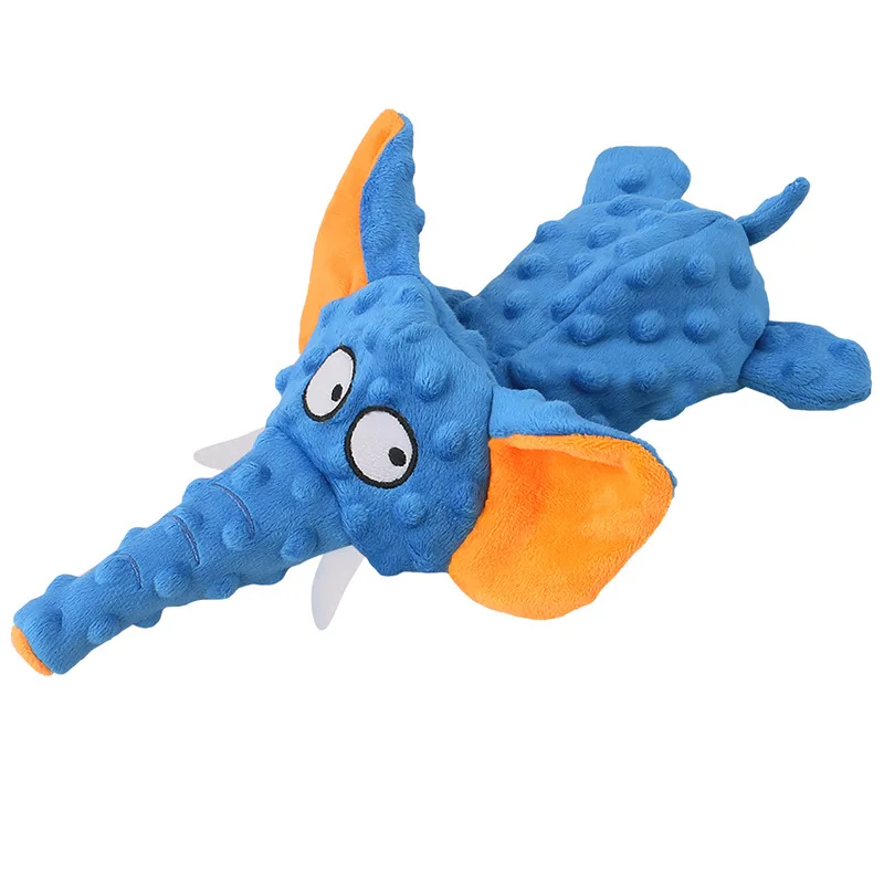 Interactive Unfilled Sound Paper Dog Chew Toy Crinkle Paper Dog Squeak Toy