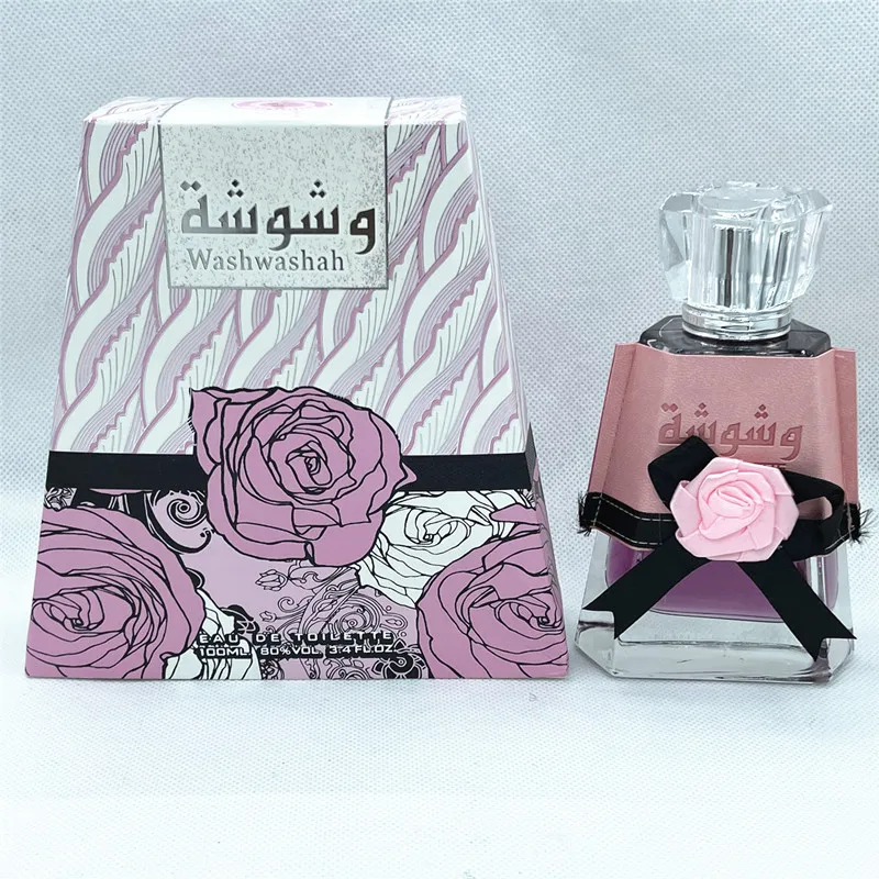 Flowers unique styling lady  Arab Dubai Royal Perfume perfume wooden box perfume bottle 100ml