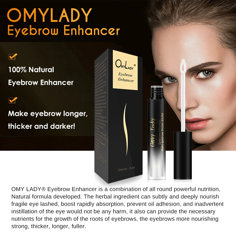 Amazon поставщик OMY LADY Новый продукт водонепроницаемый гель для макияжа бровей усилитель сыворотка