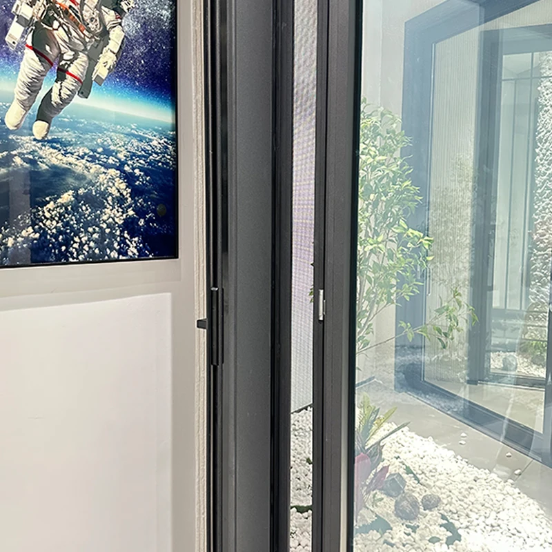 Electric Casement Window System Window Quality Assurance Ventilation Double Inside Opening Aluminum Alloy Horizontal Modern