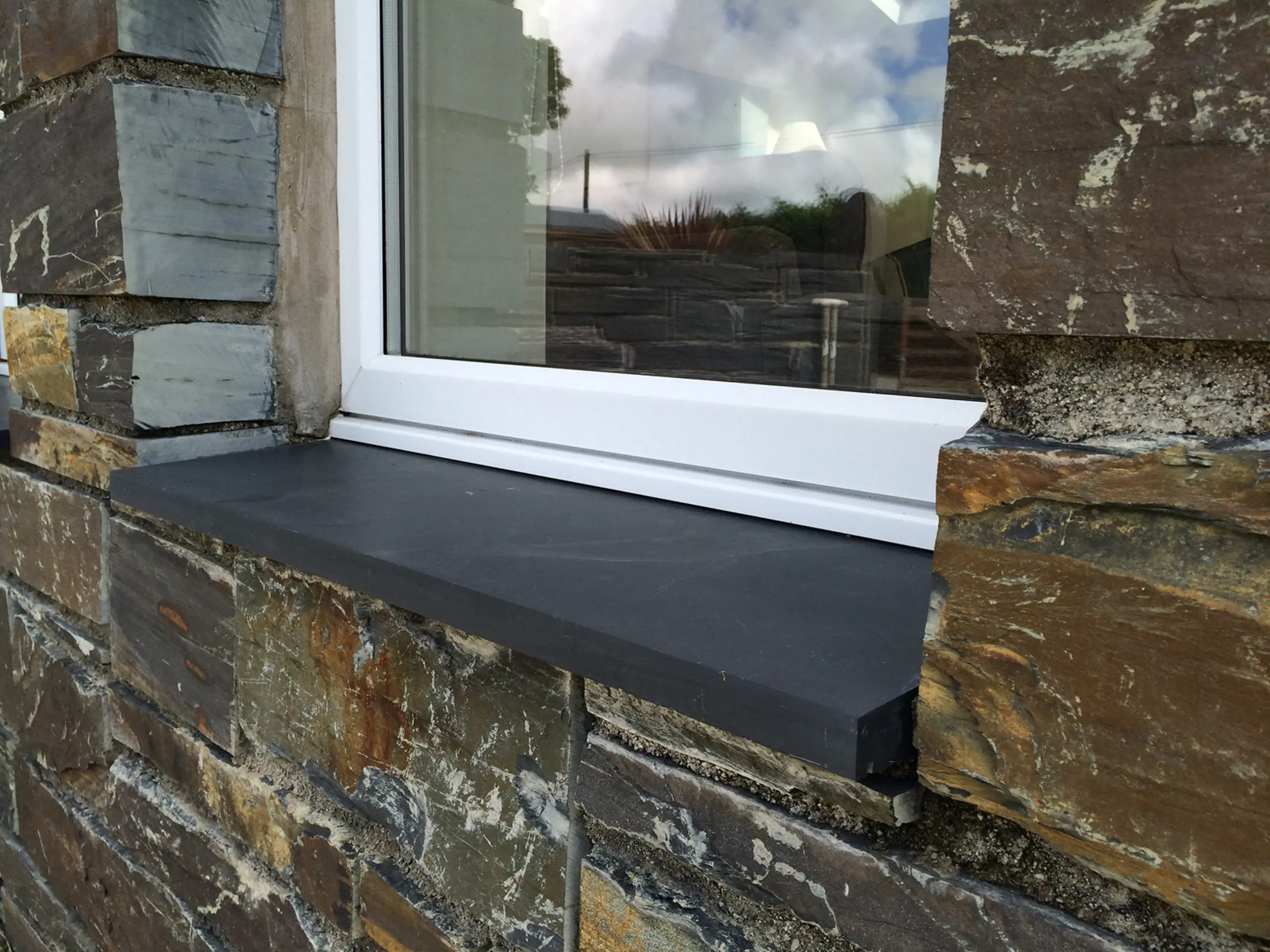 Natural Black Limestone Watertable Sill Blue Limestone Water Table Cill