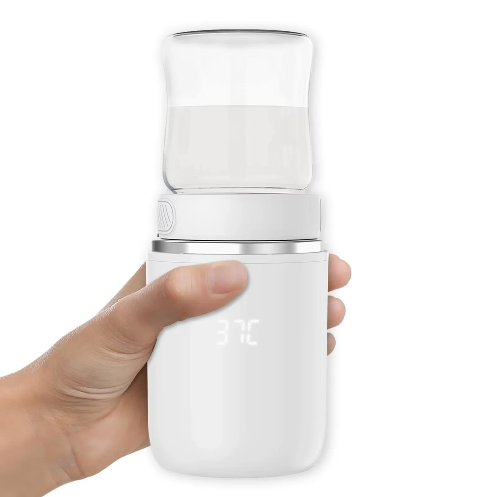 New Wireless Nutrients Bottle Warmer For Breastmilk Or Formula Travel Safety Material USB Baby Product Bottle Warmer