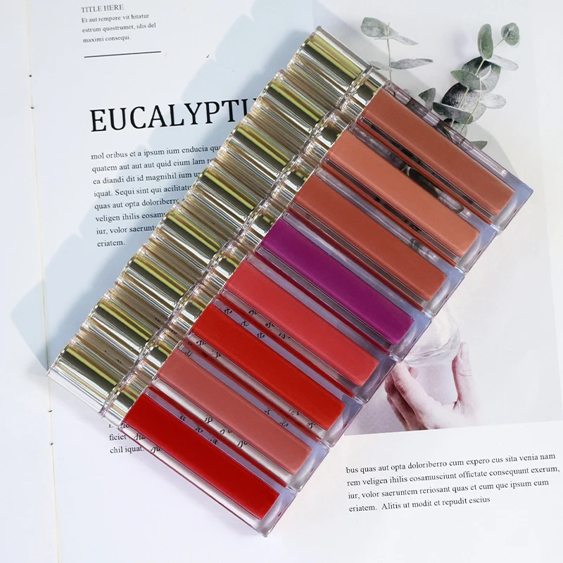 Cruelty Free Lip Sticks Wholesale Vegan Long Lasting Waterproof Lipstick Custom Logo Nude Matte Liquid Lipstick