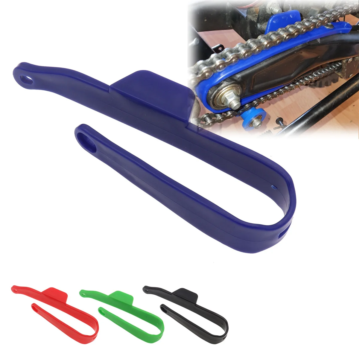 Motorcycle Swingarm Protection Chain Slider Rear Cover Chain Protector Guard Guide for BSE 110-160cc Pit Dirt Bike Racing BBR