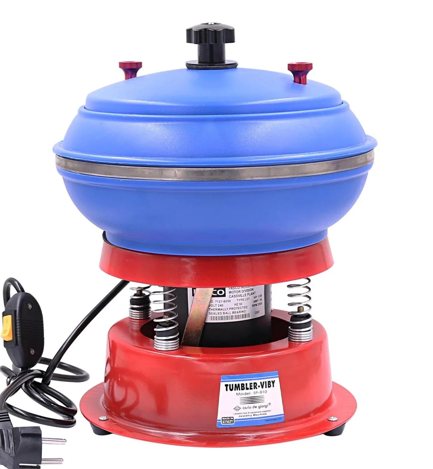 Jewelry Vibrating Tumbler Tumbling Polishing Machine Vibration Grinding Jewelry Polishing Machine