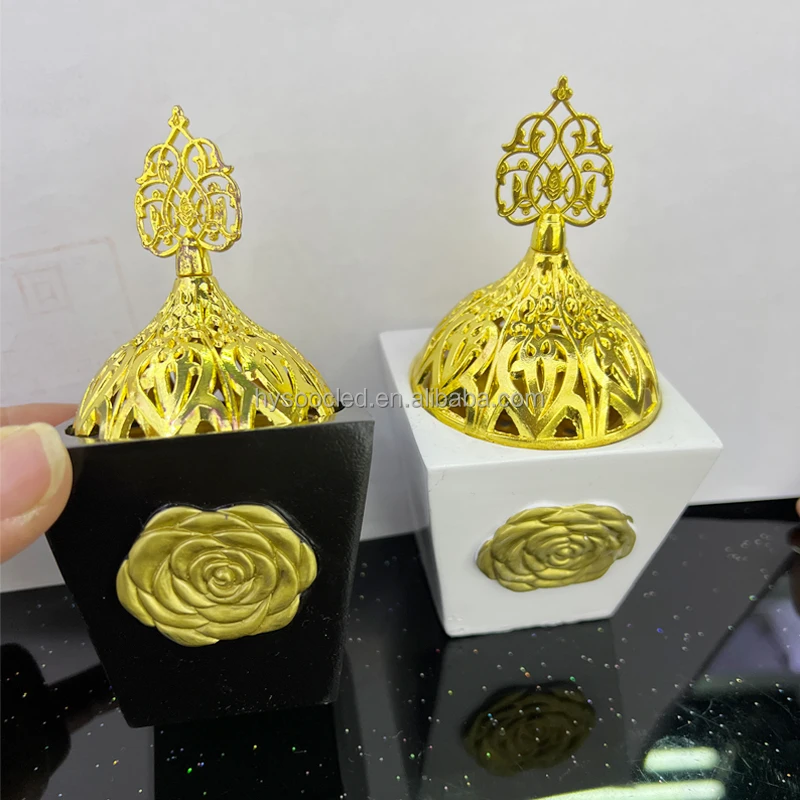 Arabic Resin Incense Burner Muslim Aromatherapy Furnace Home Zen Censer Burner Holder Decoration Crafts Christmas Gift