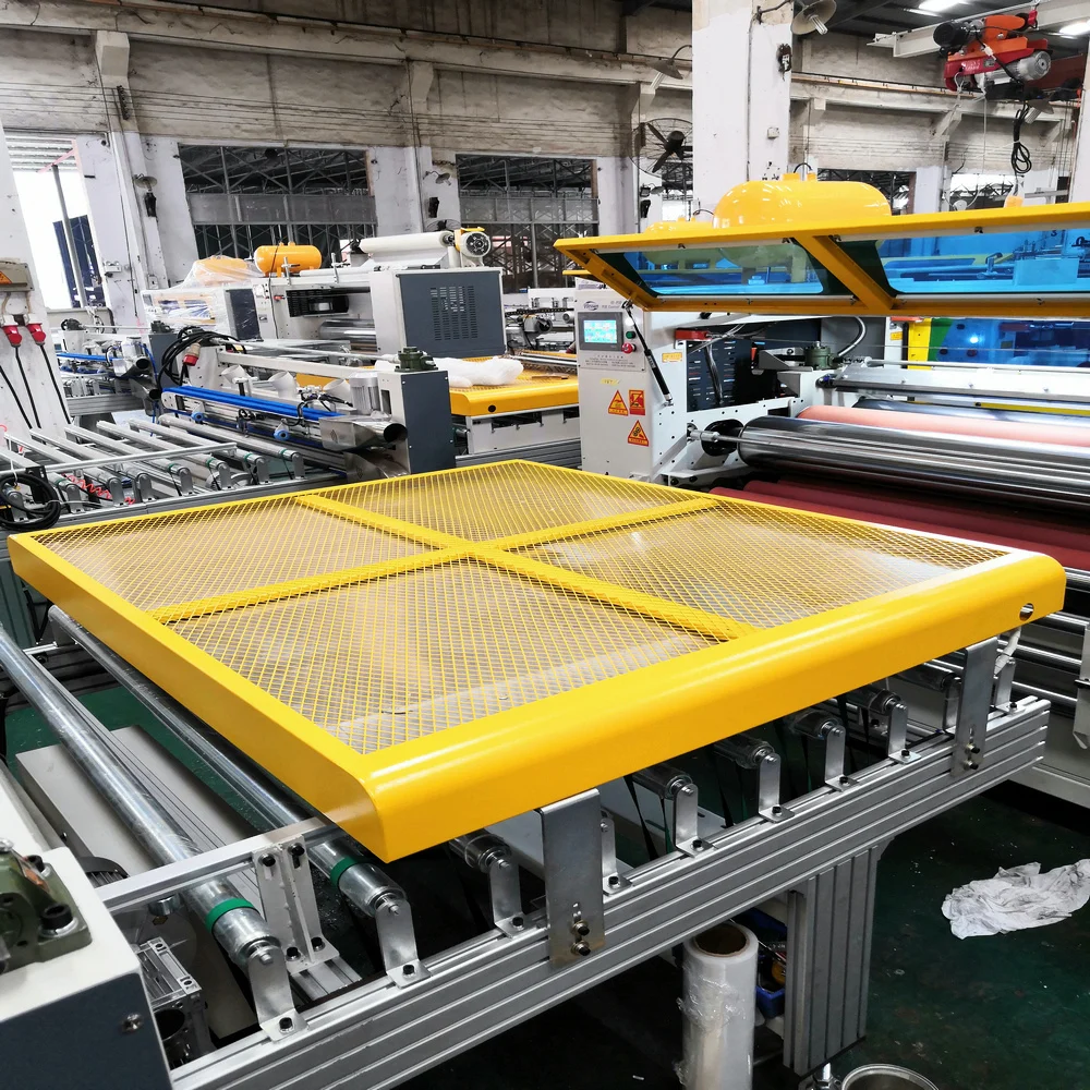 High Speed Auto-loading And Unloading Machine For PUR Panel Laminating Line Invisible Door Panel Automatic Production Line