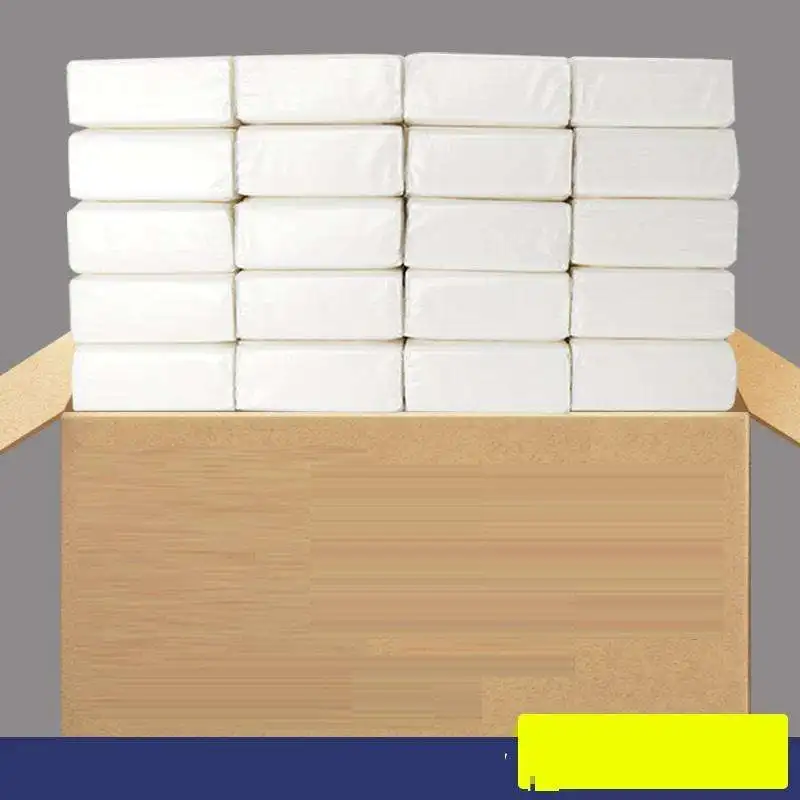 3 Ply Soft Facial Disposable Restaurant Transparent Packaging Napkins Cleaning Commercial Tissue
