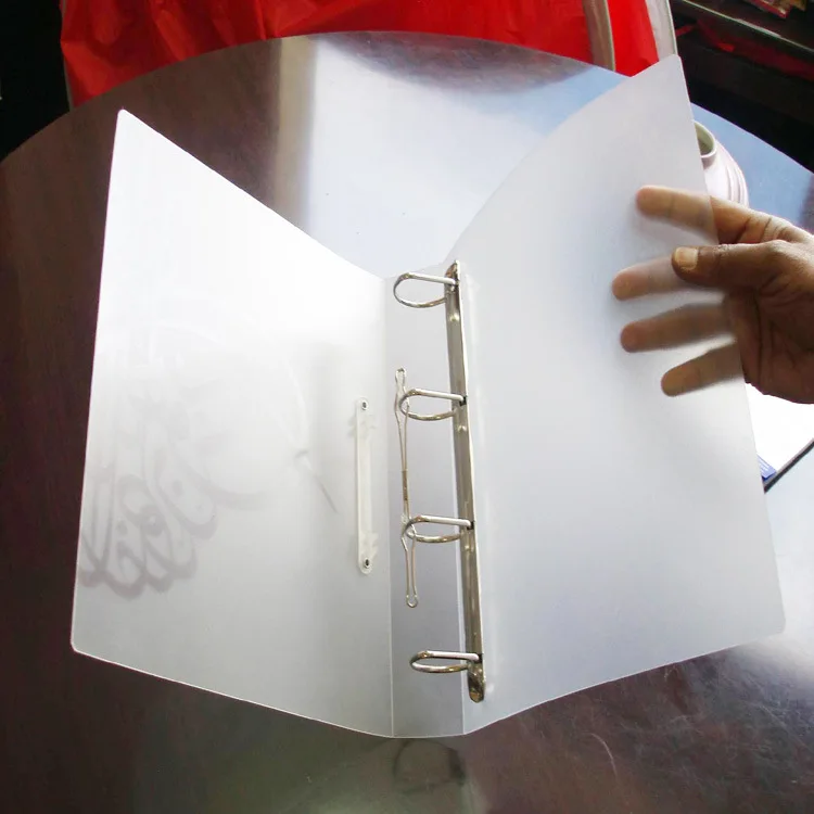 Manufacturer Customized PP Plastic Loose Leaf File Folder