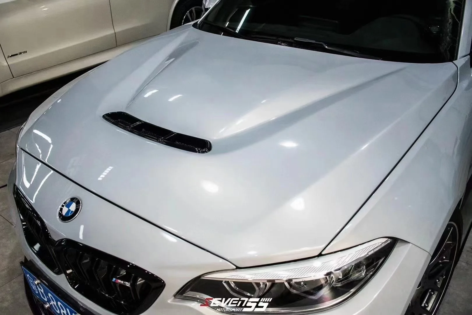  Для Bmw F22 F87 2 серии M2 конкурсная крышка автомобильной капота в стиле Cs