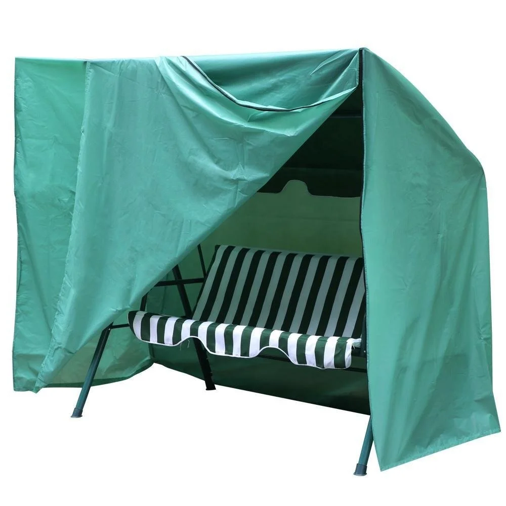 
High quality garden furniture cover 420D oxford dustproof outdoor garden swing chair cover 