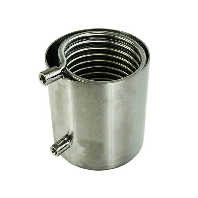 SS304 Stainless Steel Injection Condensing Coil with NPT port For Extractor and Closed Loop System