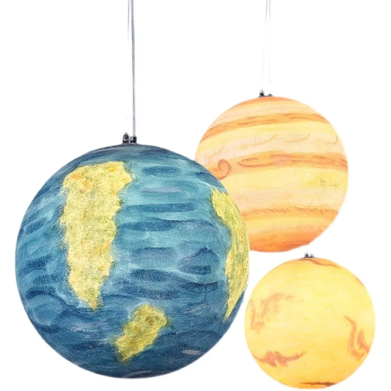 2024 Upgrade Warm White Colors 3D Printing Planets Night Light for Kids Adults Bedroom Space Decor Bar Garden Lamps