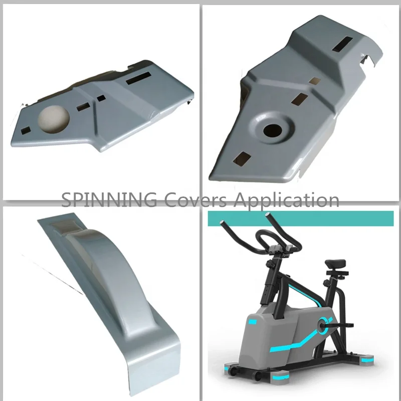 Reasonable-price Thick ABS+PMMA Plastic Vacuum Forming SPINNING Right Shell Gym Bike Gym Facility Shell Spare Parts