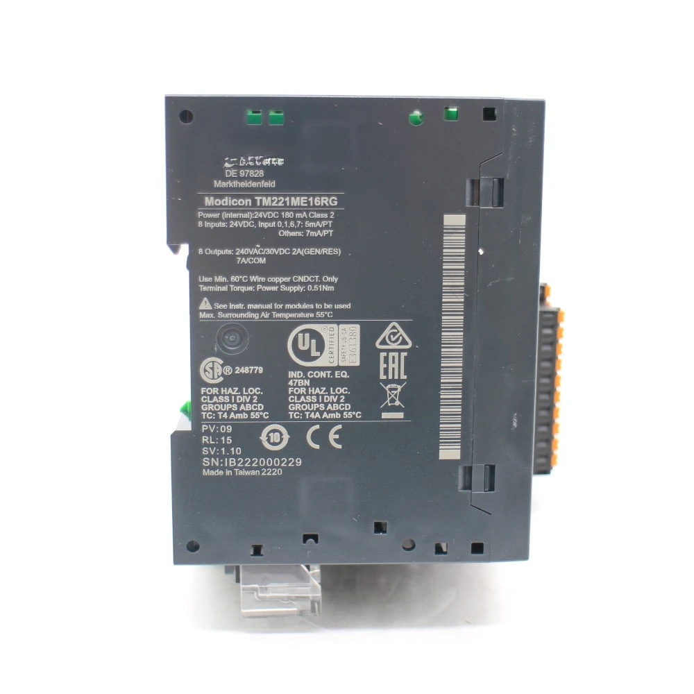 Fast Delivery Programmable Logic Controller PLC Modicon M221 TM221M16RG TM221ME16R TM221ME16RG TM221M16T