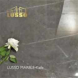 600x600MM non slip cafe color marble look glazed polished hotel floor porcelain tile