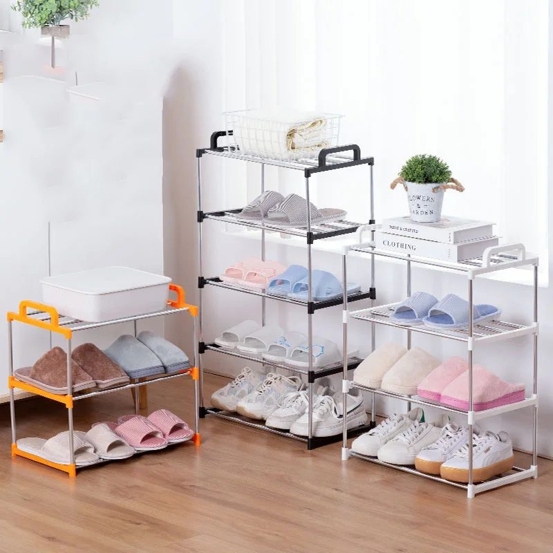 Household 3/4/5 Layer Shoe Rack Space Saving Vertical Shoe Cabinet New Shoe Storage Rack