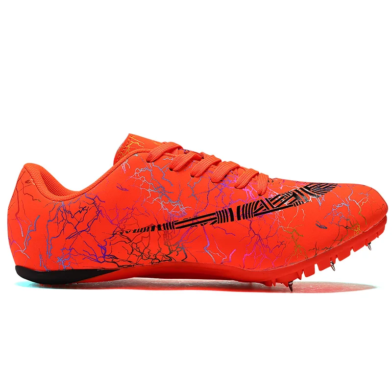 Running Shoes Men Sports Sneakers 100 M Track Field Shoes Ultralight Long Race Jump Sprint Dash Spikes Size 35-45